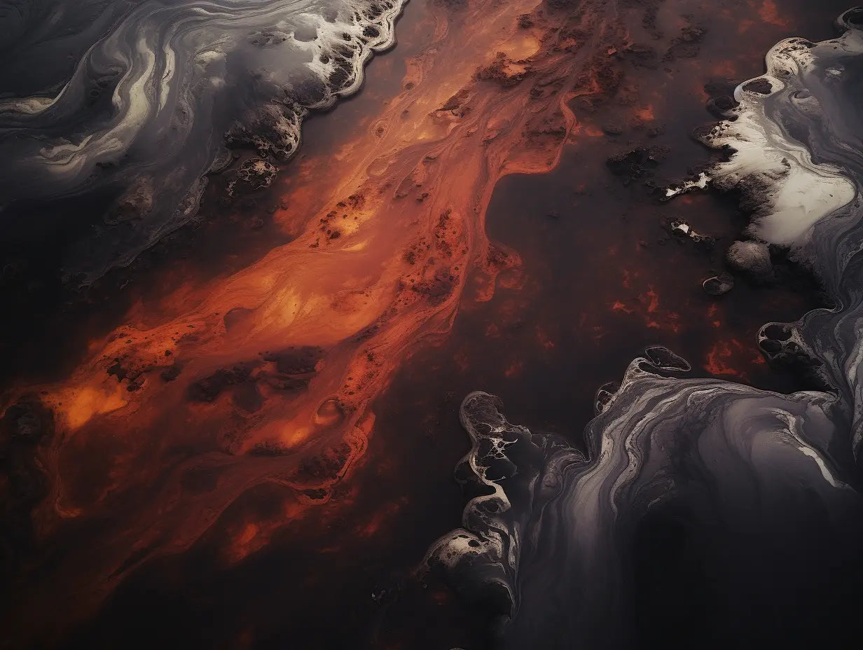 Maren Lyte - Lava Swirls Corners
