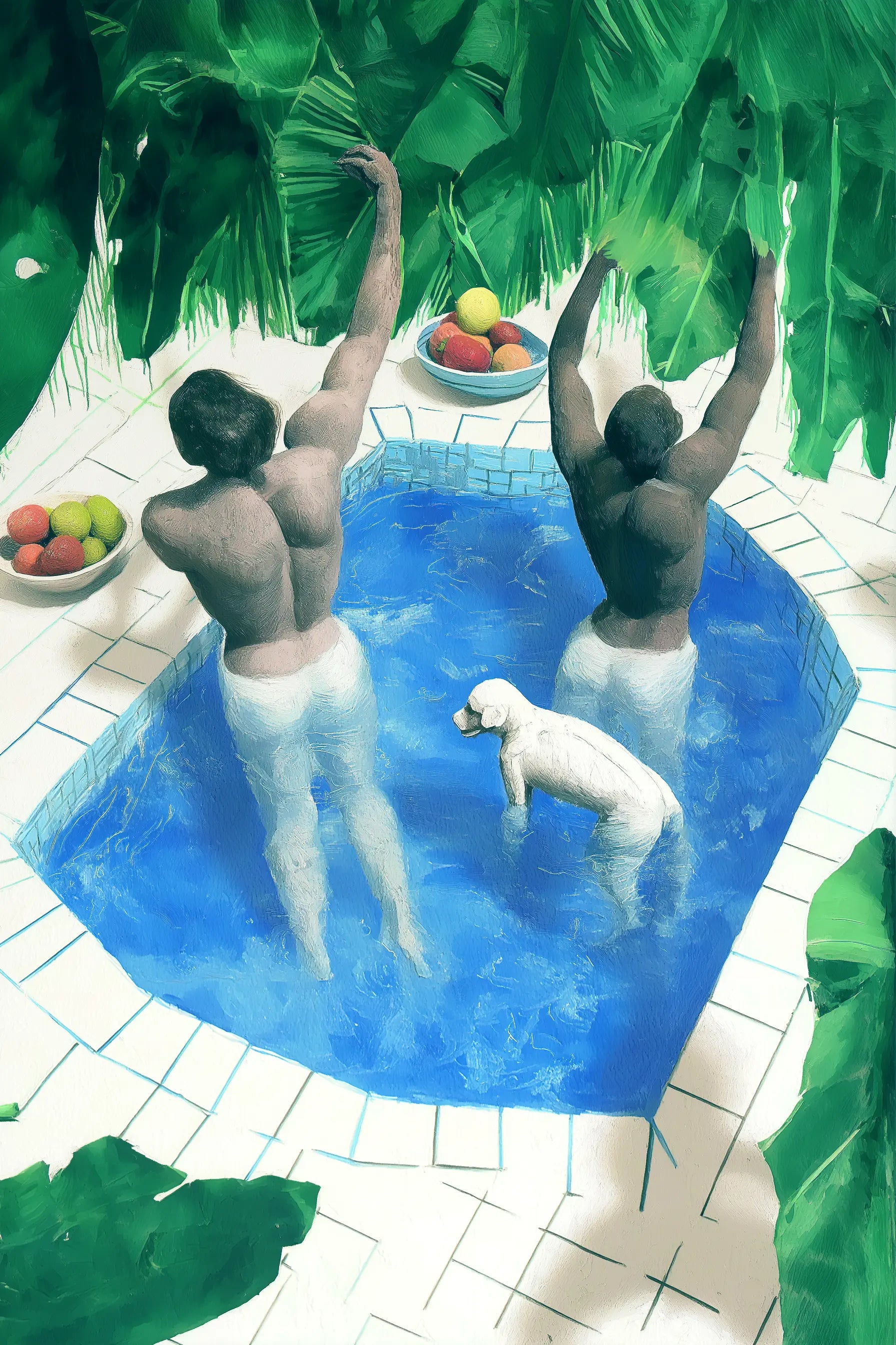 Maya Blue - Poolside Corners