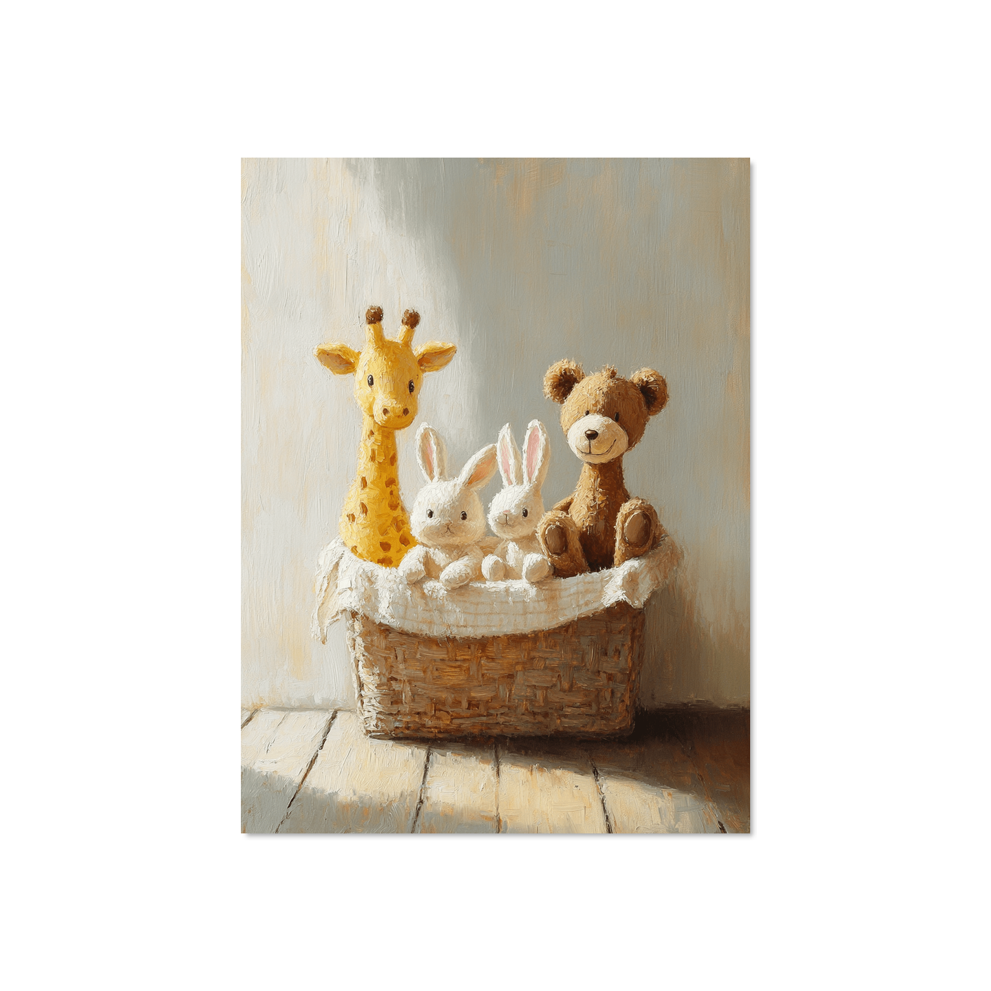 Maison Novart - Teddy & Friends Basket