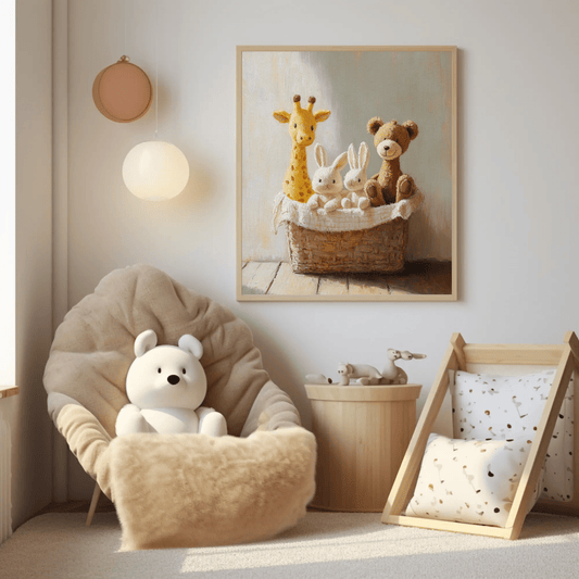 Maison Novart - Teddy & Friends Basket