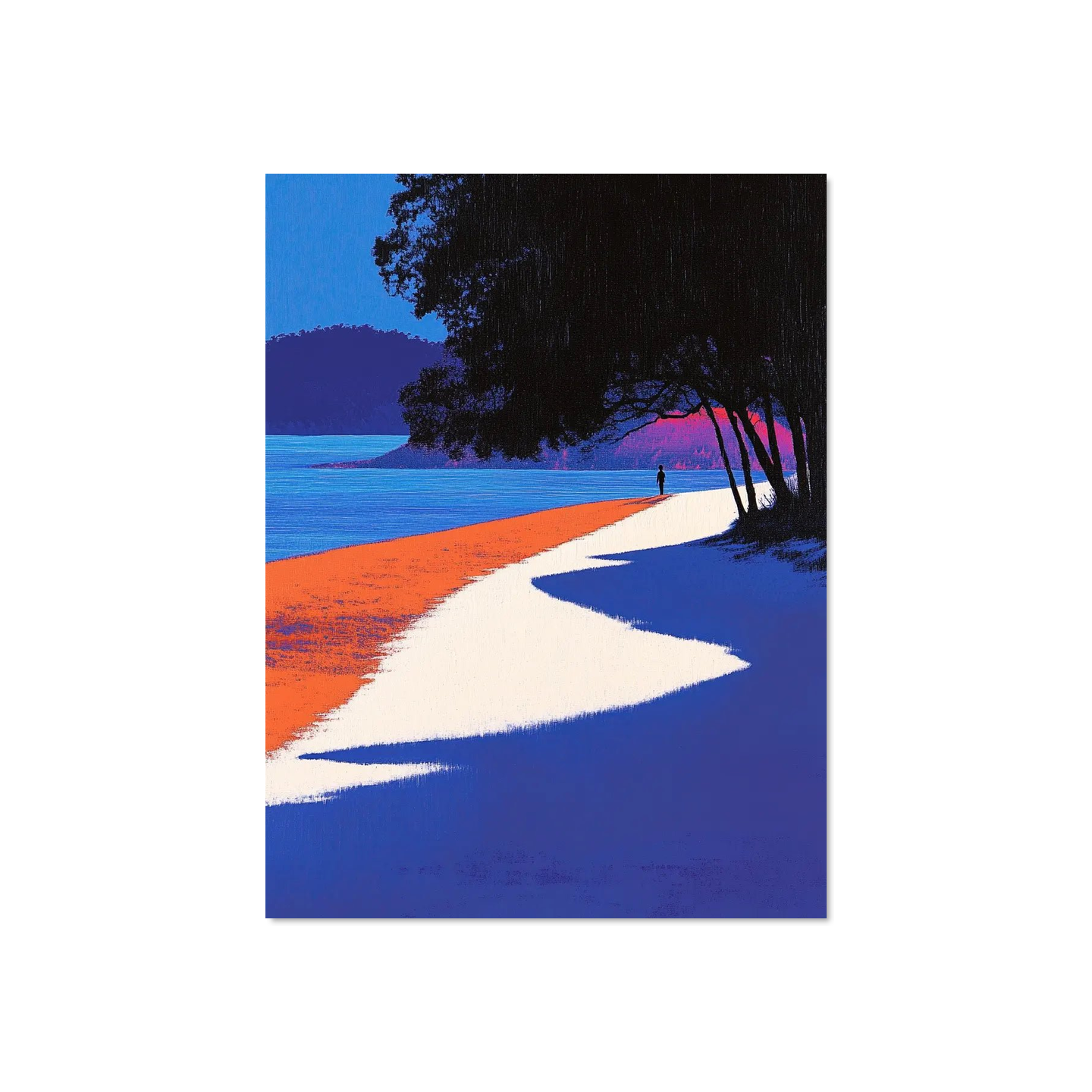 Remy Lucien - Footprints in the Sand Corners